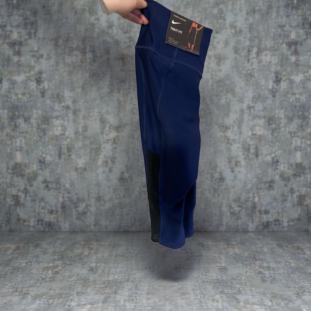 Nike Navy and Black Active Leggings